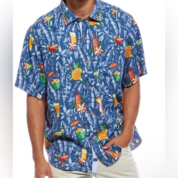 Tommy Bahama Other - Tommy Bahama Tide One On Silk Camp
Shirt
